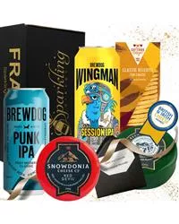 Beer and Cheese Gift Set - BREWDOG - 1 x Wingman - 1 x Punk 440ml Cans