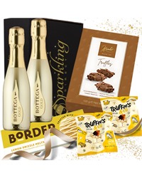 Bottega Gold Prosecco Gift Set - Mini Prosecco Chocolate Hamper Gift Set