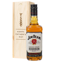 Jim Beam Kentucky Bourbon Whiskey Fathers Day Gift In Wooden Box