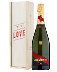 Mumm Cordon Rouge Champagne Valentines Day Gift