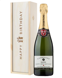 Personalised 60th Birthday Champagne Gift