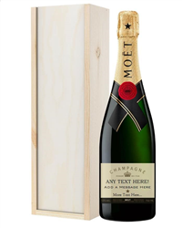 Personalised Moet Champagne Gift