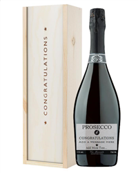 Personalised Prosecco Congratulations Gift