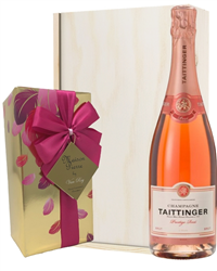 Taittinger Rose Champagne & Belgian...
