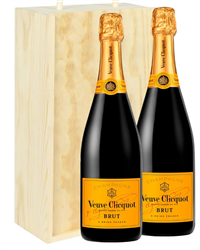 Veuve Clicquot Two Bottle Champagne...