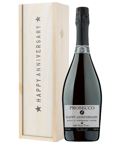 Personalised Prosecco Anniversary Gift